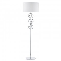 Innsbruck - Polished Chrome Floor Lamp with Ivory Shade Innsbruck - Polished Chrome Floor Lamp with Ivory Shade