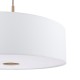 Dar-ISL1763 - Isla - Antique Bronze 3 Light Pendant with Ivory Shade ∅ 60 cm