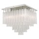Bathroom Lights - Isumi - Bathroom Textured Glass 4 Light Ceiling Lamp Dar-ISU0450 - Isumi - Bathroom Textured Glass 4 Light Ceiling Lamp
