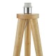 Dar-IVO4943 - Ivor - Base Only - Light Wooden Floor Lamp