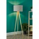 Dar-IVO4943 - Ivor - Base Only - Light Wooden Floor Lamp