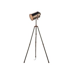 Jake - Antique Silver & Copper Floor Lamp Jake - Antique Silver & Copper Floor Lamp