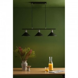 Jalen - Antique Brass & Graphite 3 Light over Island Fitting Jalen - Antique Brass & Graphite 3 Light over Island Fitting