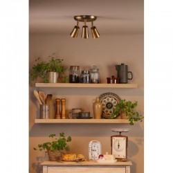 Jedrek - Aged Brass 3 Spotlights