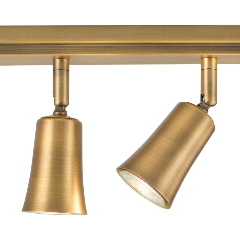 Dar-JED8442 - Jedrek - Aged Brass 4 Spotlights
