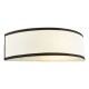 Dar-JEM0722 - Jemima - Black & White Wall Lamp with White Diffuser