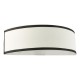 Dar-JEM0722 - Jemima - Black & White Wall Lamp with White Diffuser