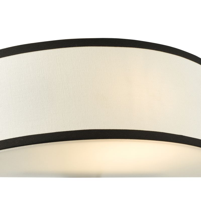 Dar-JEM0722 - Jemima - Black & White Wall Lamp with White Diffuser