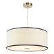 Dar-JEM6522 - Jemima - Shade Only - 45 cm Black & White Shade for Pendant