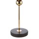 Dar-JIL4222 - Jillian - Black Marble & Gold Table Lamp with Black Velvet Shade