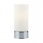 Jot - Polished Chrome Touch Table Lamp with Opal Glass Jot - Polished Chrome Touch Table Lamp with Opal Glass