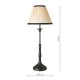 Dar_Vol3-JUD4122 - Judy - Satin Black Table Lamp with Natural Linen Shade