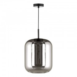 Jurek - Black LED Pendant with Smoked Mirrored Glass Jurek - Black LED Pendant with Smoked Mirrored Glass