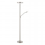 Kamika - Satin Chrome LED Mother & Child Floor Lamp