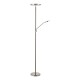 Dar_Vol3-KAM4946 - Kamika - Satin Chrome LED Mother & Child Floor Lamp