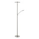 Dar_Vol3-KAM4946 - Kamika - Satin Chrome LED Mother & Child Floor Lamp