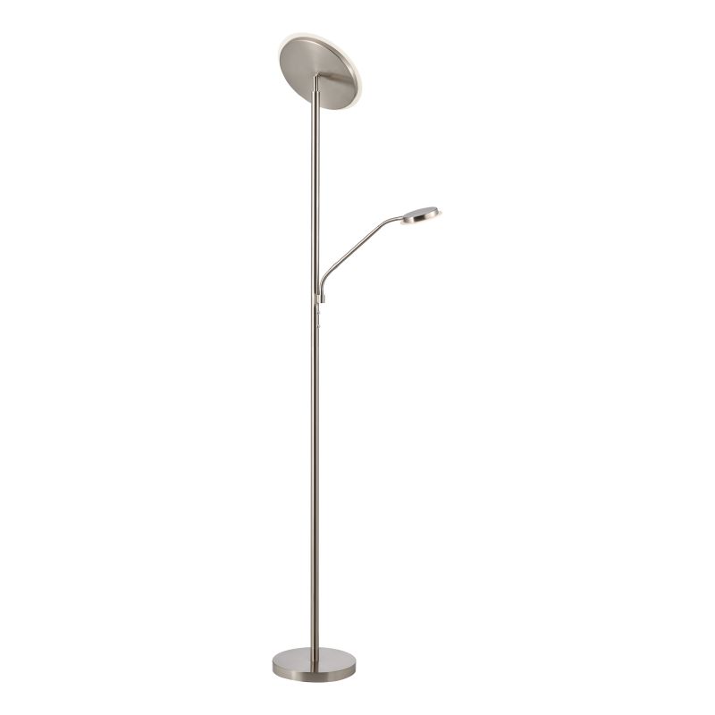 Dar_Vol3-KAM4946 - Kamika - Satin Chrome LED Mother & Child Floor Lamp