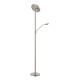 Dar_Vol3-KAM4946 - Kamika - Satin Chrome LED Mother & Child Floor Lamp