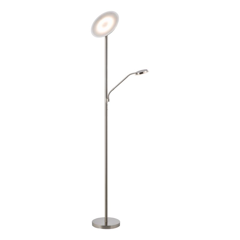 Dar_Vol3-KAM4946 - Kamika - Satin Chrome LED Mother & Child Floor Lamp