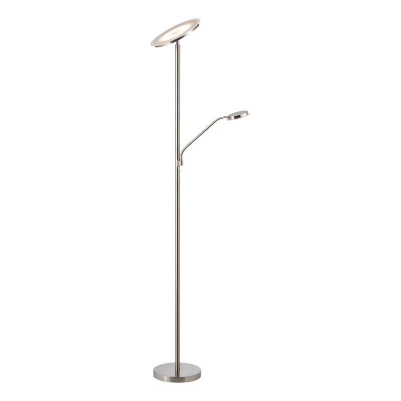 Dar_Vol3-KAM4946 - Kamika - Satin Chrome LED Mother & Child Floor Lamp