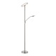 Dar_Vol3-KAM4946 - Kamika - Satin Chrome LED Mother & Child Floor Lamp