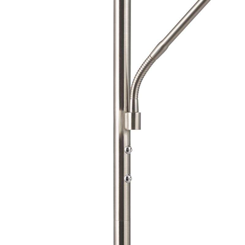 Dar_Vol3-KAM4946 - Kamika - Satin Chrome LED Mother & Child Floor Lamp