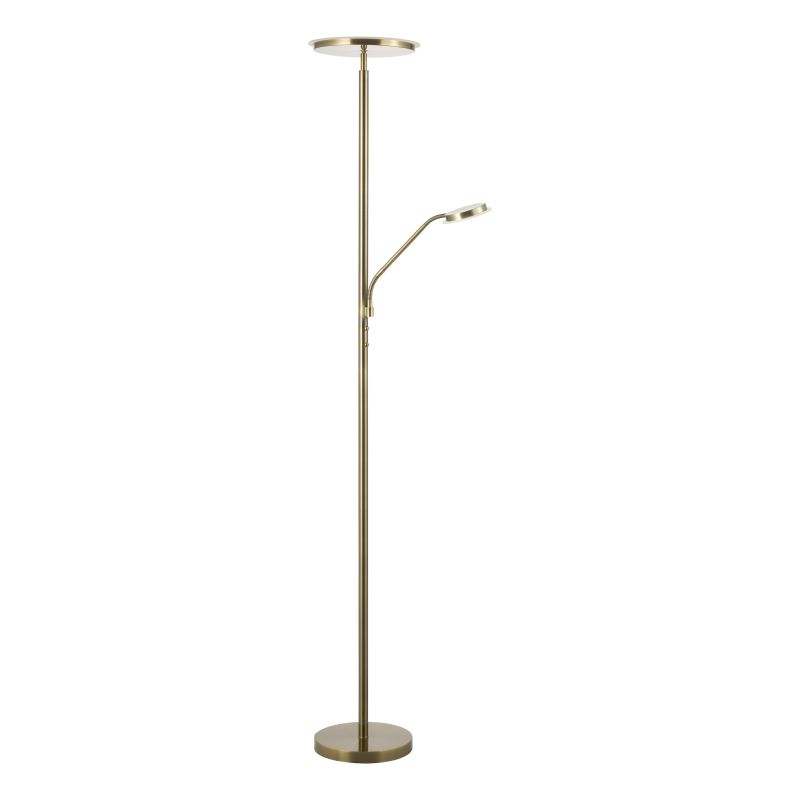 Dar_Vol3-KAM4975 - Kamika - Antique Brass LED Mother & Child Floor Lamp