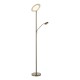 Dar_Vol3-KAM4975 - Kamika - Antique Brass LED Mother & Child Floor Lamp
