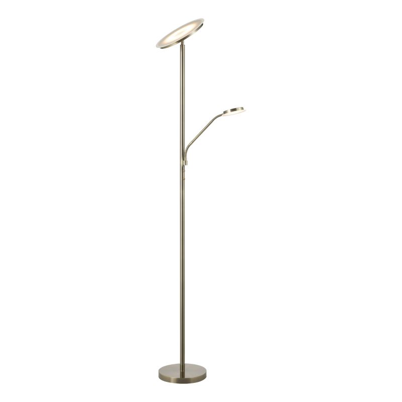 Dar_Vol3-KAM4975 - Kamika - Antique Brass LED Mother & Child Floor Lamp