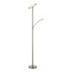 Dar_Vol3-KAM4975 - Kamika - Antique Brass LED Mother & Child Floor Lamp