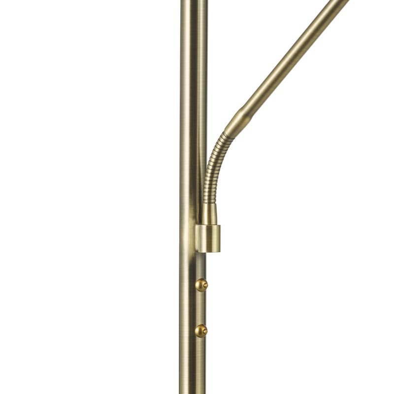 Dar_Vol3-KAM4975 - Kamika - Antique Brass LED Mother & Child Floor Lamp