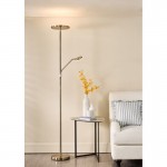 Kamika - Antique Brass LED Mother & Child Floor Lamp
