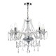 Crystal & Acrylic - Katie - Clear Acrylic Glass 5 Light Chandelier Dar-KAT0550 - Katie - Clear Acrylic Glass 5 Light Chandelier