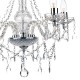 Crystal & Acrylic - Katie - Clear Acrylic Glass 5 Light Chandelier Dar-KAT0550 - Katie - Clear Acrylic Glass 5 Light Chandelier