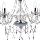 Crystal & Acrylic - Katie - Clear Acrylic Glass 5 Light Chandelier Dar-KAT0550 - Katie - Clear Acrylic Glass 5 Light Chandelier