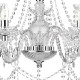Crystal & Acrylic - Katie - Clear Acrylic Glass 9 Light Chandelier Dar-KAT1350 - Katie - Clear Acrylic Glass 9 Light Chandelier