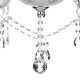 Crystal & Acrylic - Katie - Clear Acrylic Glass 9 Light Chandelier Dar-KAT1350 - Katie - Clear Acrylic Glass 9 Light Chandelier