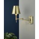 Dar-KEN0775 - Kensington - Antique Brass Swing Arm Wall Lamp