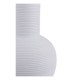 Dar-KIA422 - Kiara - Base Only - White Ceramic Table Lamp