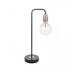 Kiefer - Antique Brass & Black Table Lamp Kiefer - Antique Brass & Black Table Lamp