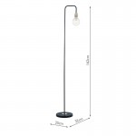 Kiefer - Antique Brass & Black Floor Lamp Kiefer - Antique Brass & Black Floor Lamp
