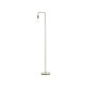 Table & Floor Lamp - Kiefer - Satin Chrome Floor Lamp Wisebuys-KIE4946 - Kiefer - Satin Chrome Floor Lamp