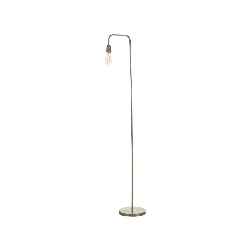 Table & Floor Lamp - Kiefer - Satin Chrome Floor Lamp Wisebuys-KIE4946 - Kiefer - Satin Chrome Floor Lamp