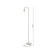 Table & Floor Lamp - Kiefer - Satin Chrome Floor Lamp Wisebuys-KIE4946 - Kiefer - Satin Chrome Floor Lamp