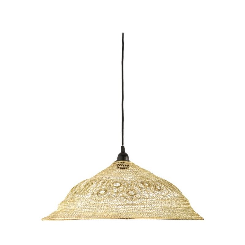 Accessories - Kiki - Swirl and Looped Gold Shade for Hanging Pendant Dar-KIK6535 - Kiki - Swirl and Looped Gold Shade for Hanging Pendant