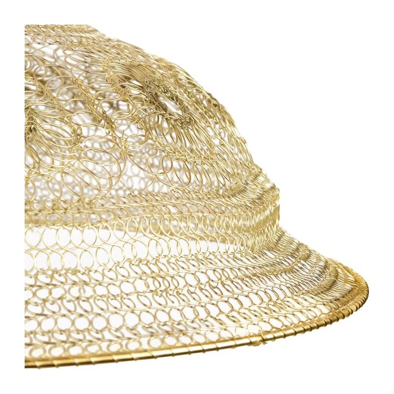 Accessories - Kiki - Swirl and Looped Gold Shade for Hanging Pendant Dar-KIK6535 - Kiki - Swirl and Looped Gold Shade for Hanging Pendant