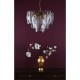 Dar-KIM0642 - Kimmia - Natural Brass 6 Light Centre Fitting Textured Glass