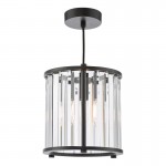 Kiran - Black Pendant with Crystal Kiran - Black Pendant with Crystal