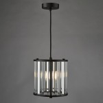 Kiran - Black Pendant with Crystal Kiran - Black Pendant with Crystal