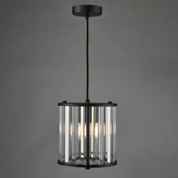 Kiran - Black Pendant with Crystal Kiran - Black Pendant with Crystal
